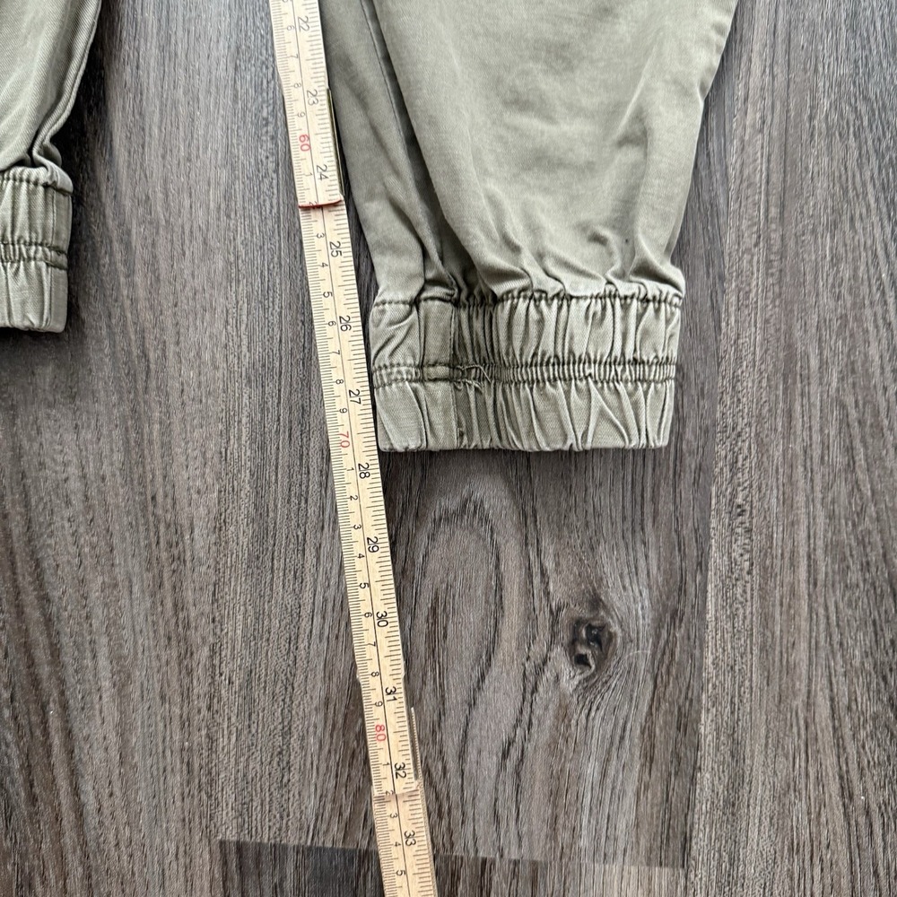 Civil Society Pants M(32) Drawstring Khaki Cargo Jogger Slim Elastic Waist - Picture 7 of 8
